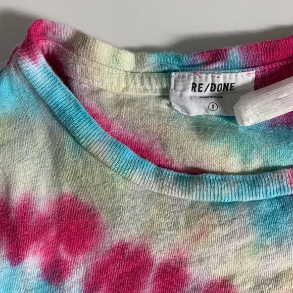 Re/Done tie dye tee - Picture 6 of 7